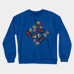 Retro 80's Pixel Art Pattern Crewneck Sweatshirt